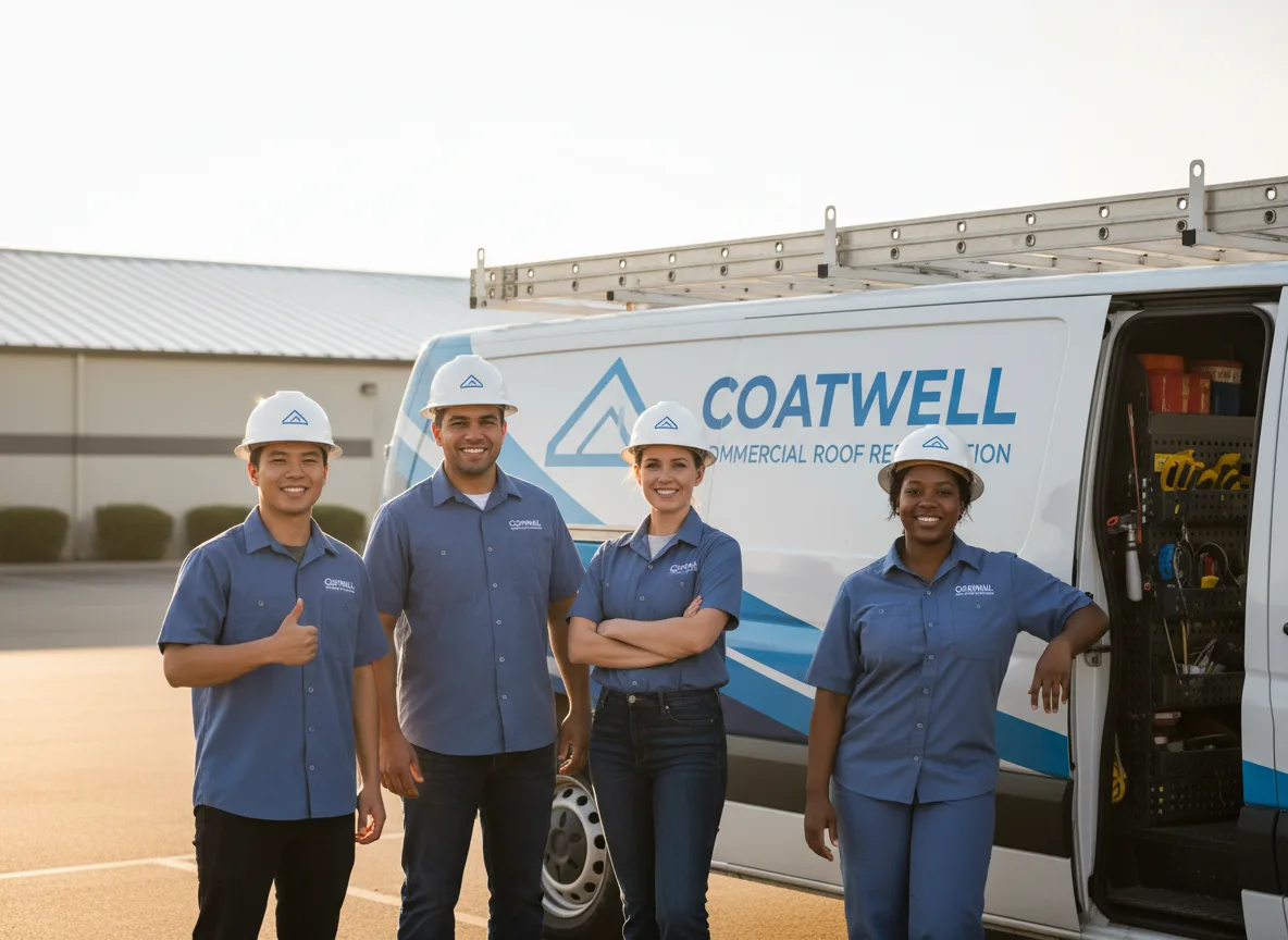 Commercial roof coating company in Auburndale, WI